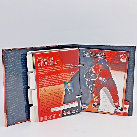 Olympic Hockey Heroes-Esso-Complete Set of 60 Cards in Collector Binder-1998 - Picture 4 of 10